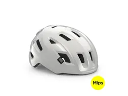 Cykelhj&auml;lm MET E-Mob Mips White/Glossy